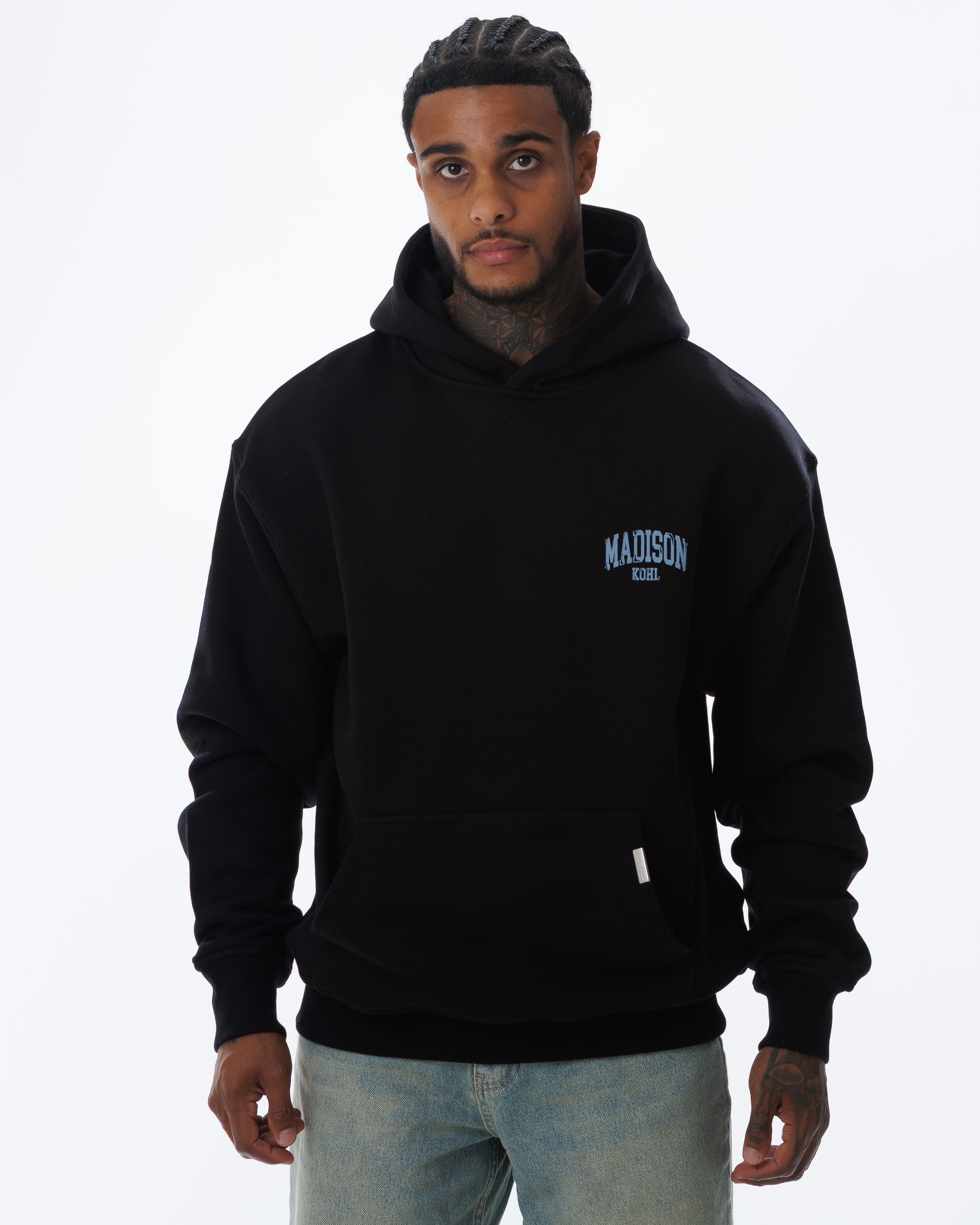MK Archie Relaxed OTH Hoodie Black/D Sky