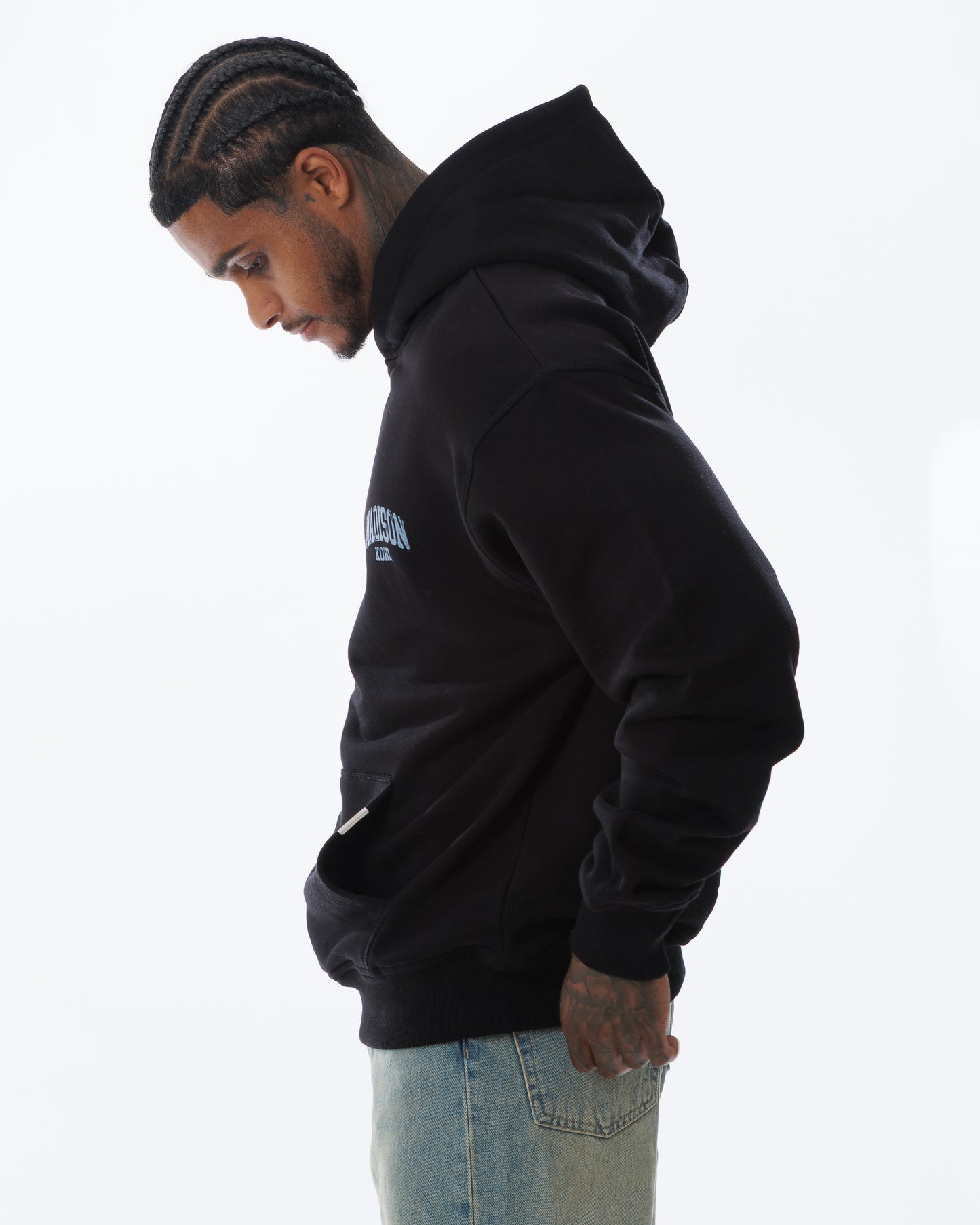 MK Archie Relaxed OTH Hoodie Black/D Sky