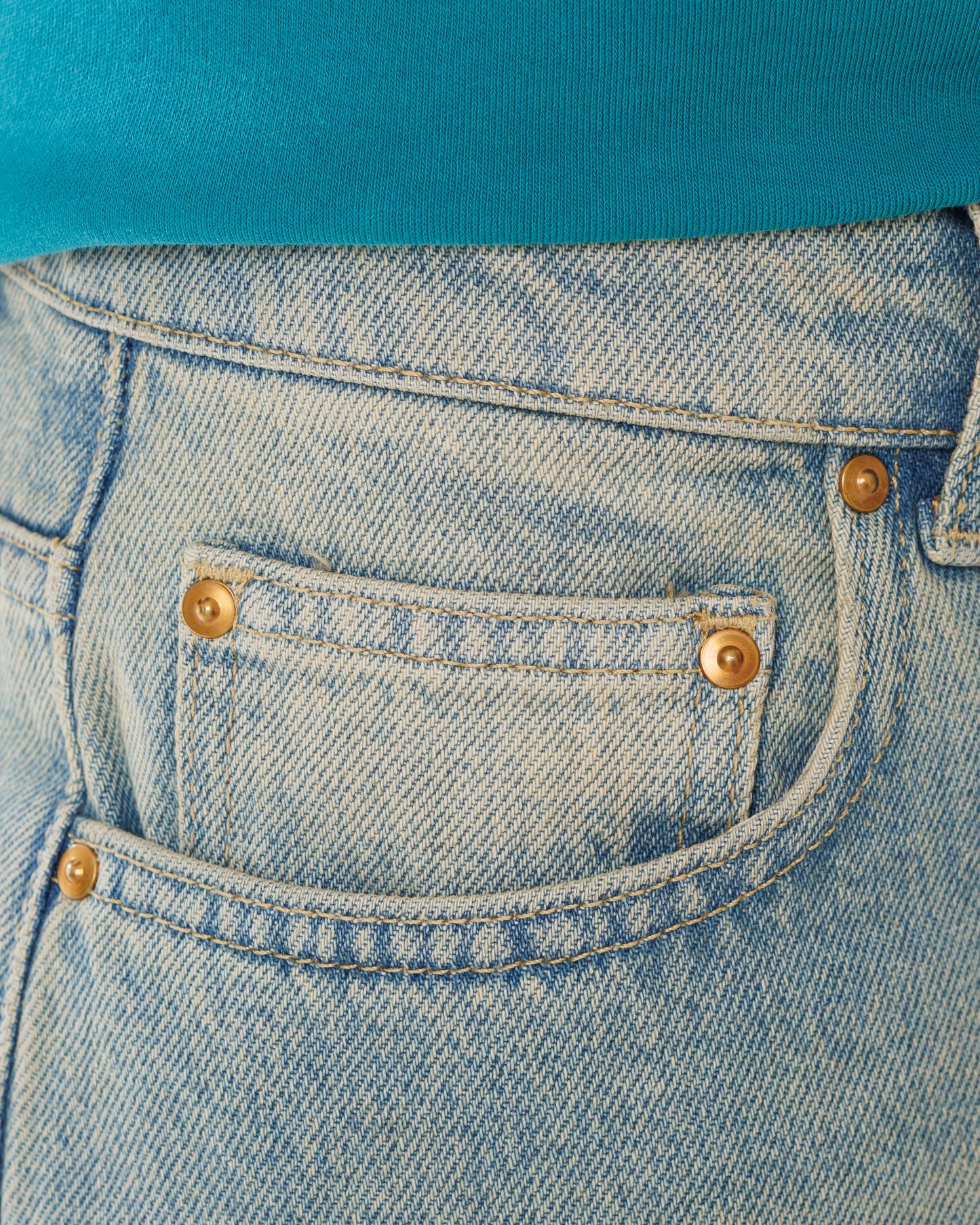 MK Straight Leg Denim Stonewash