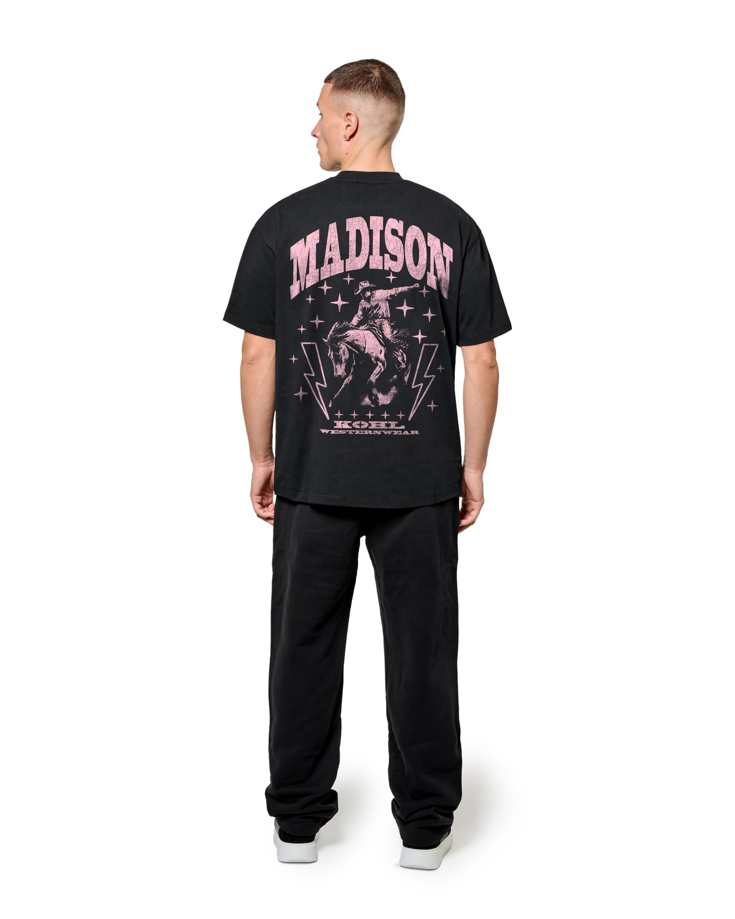 MK Western Relaxed T Shirt  Black