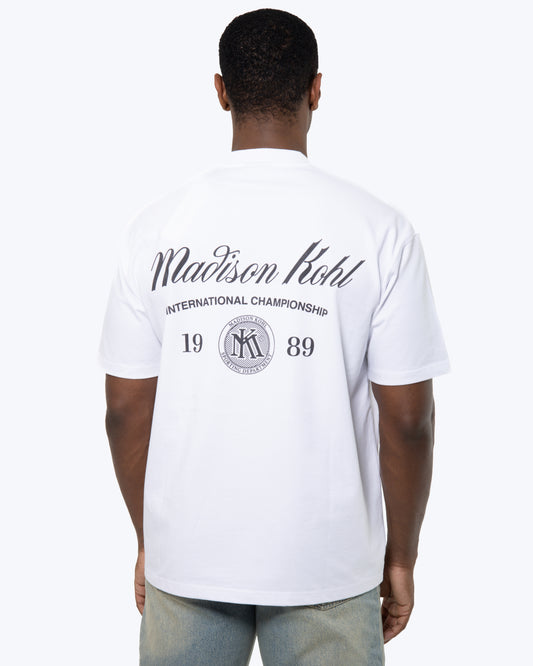 MK International Tee White