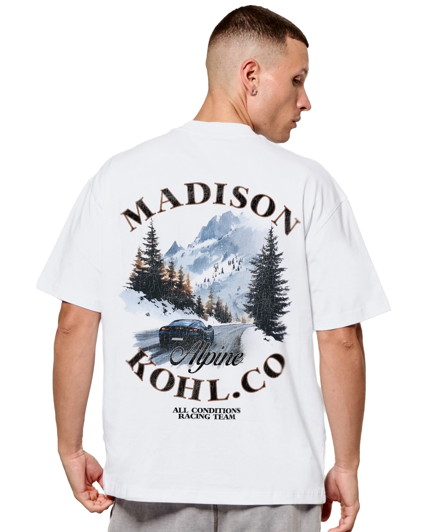 MK Alpine Relaxed T Shirt  White