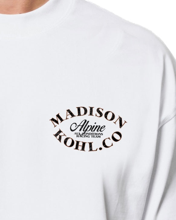 MK Alpine Relaxed T Shirt  White