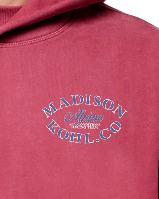MK Alpine Relaxed OTH Hoodie Burgundy