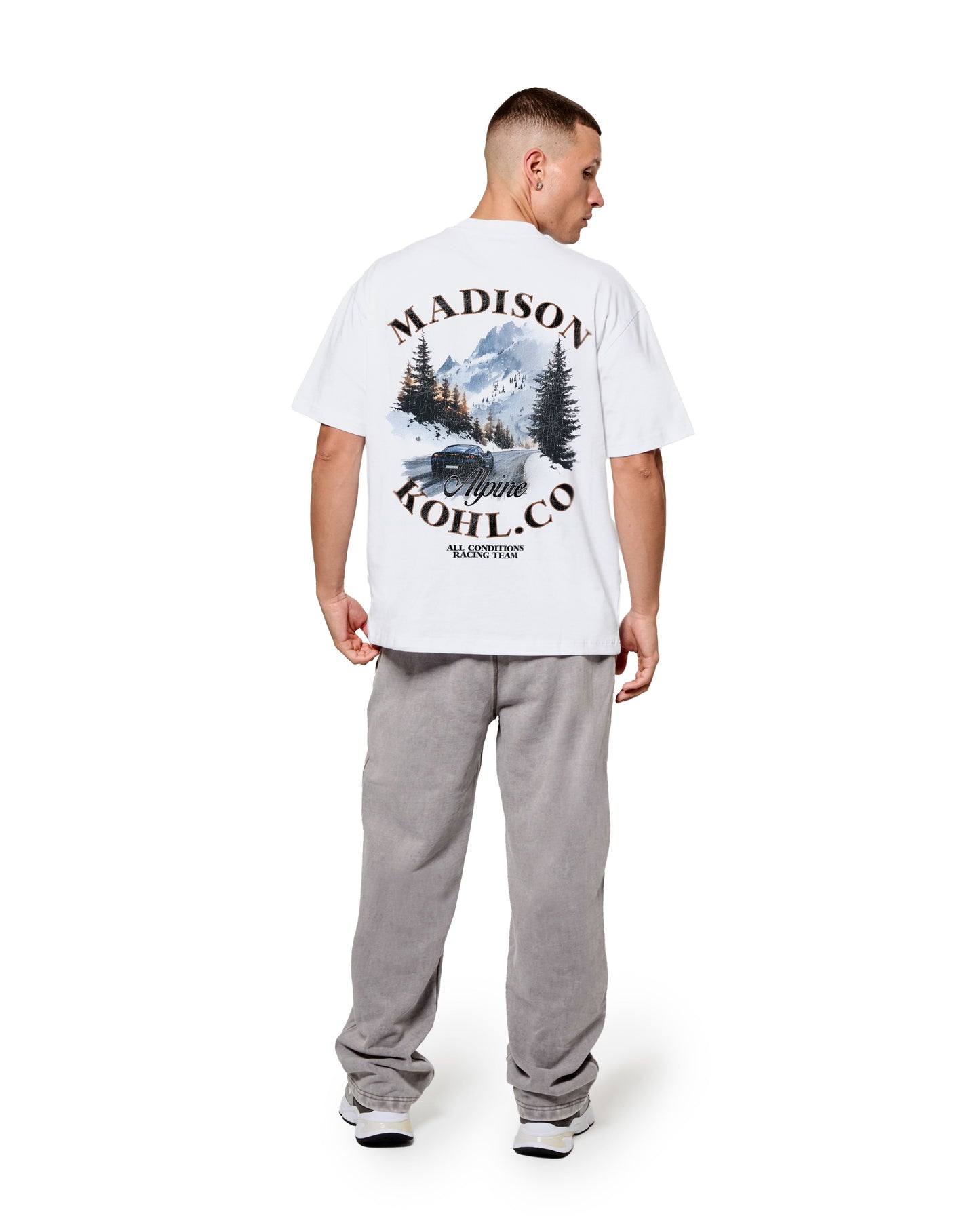 MK Alpine Relaxed T Shirt  White