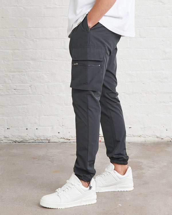 ESSENTIAL RELAXED CARGO - CHARCOAL
