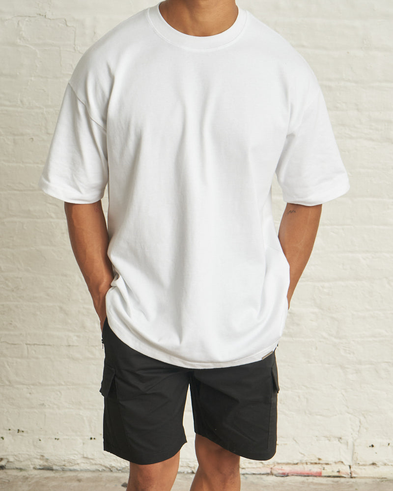 300gsm ESSENTIAL OVERSIZED T/SHIRT - WHITE